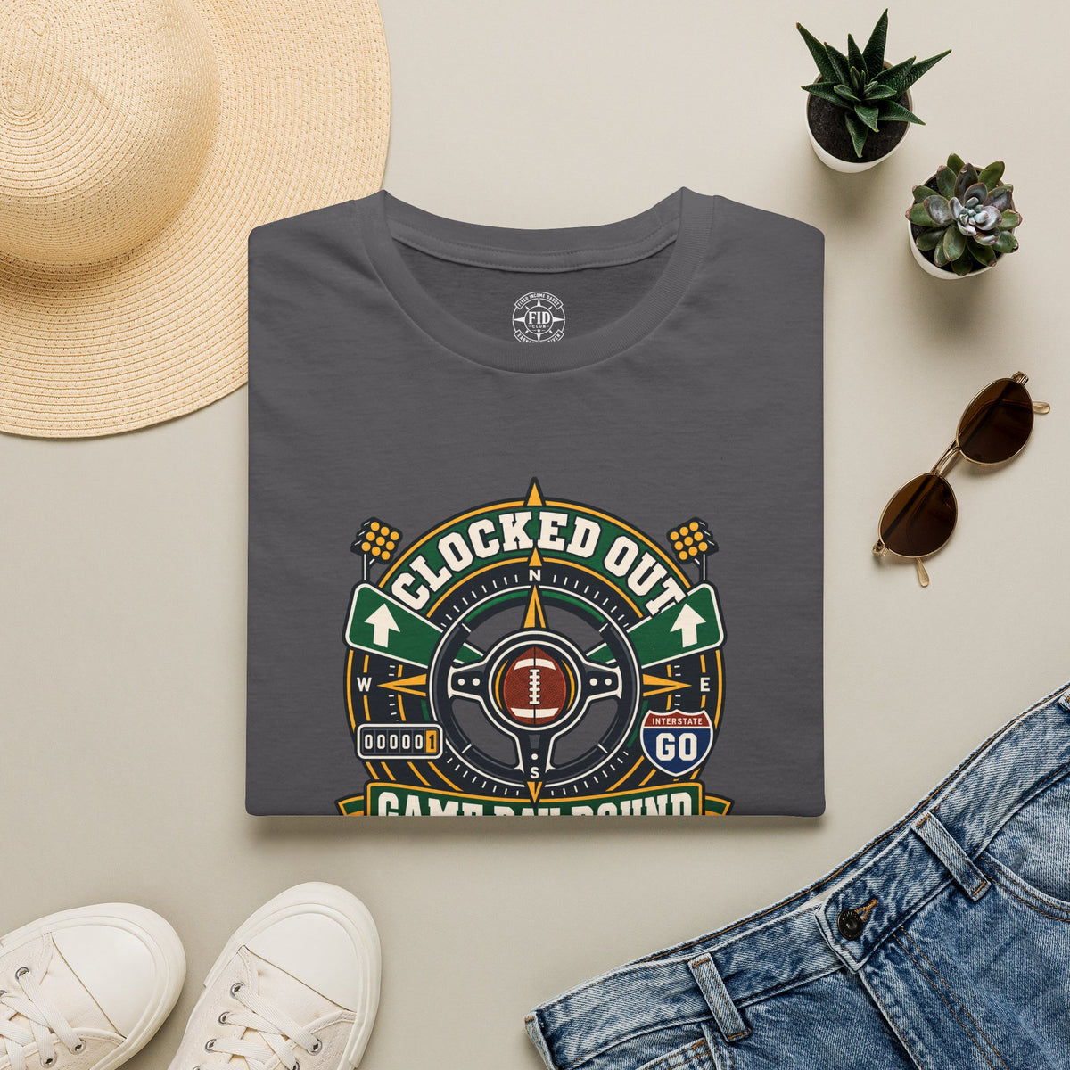 Clocked Out Game Day Bound T-Shirt