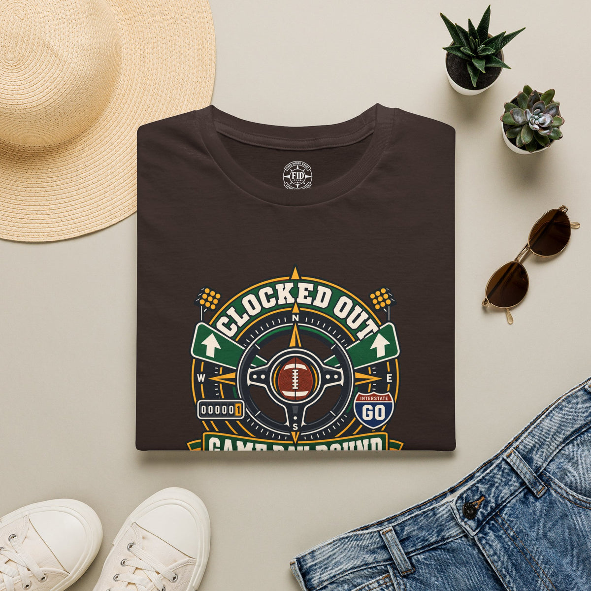 Clocked Out Game Day Bound T-Shirt