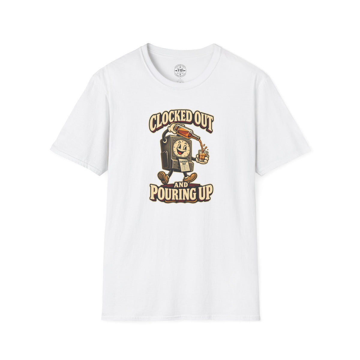Clocked Out And Pouring Up T-Shirt