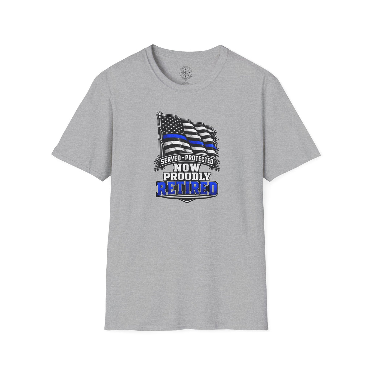 Served Protected Now Proudly Retired T-Shirt