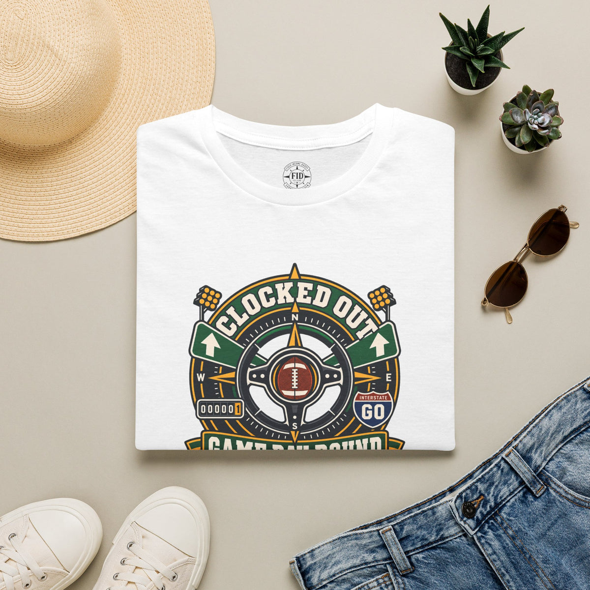 Clocked Out Game Day Bound T-Shirt