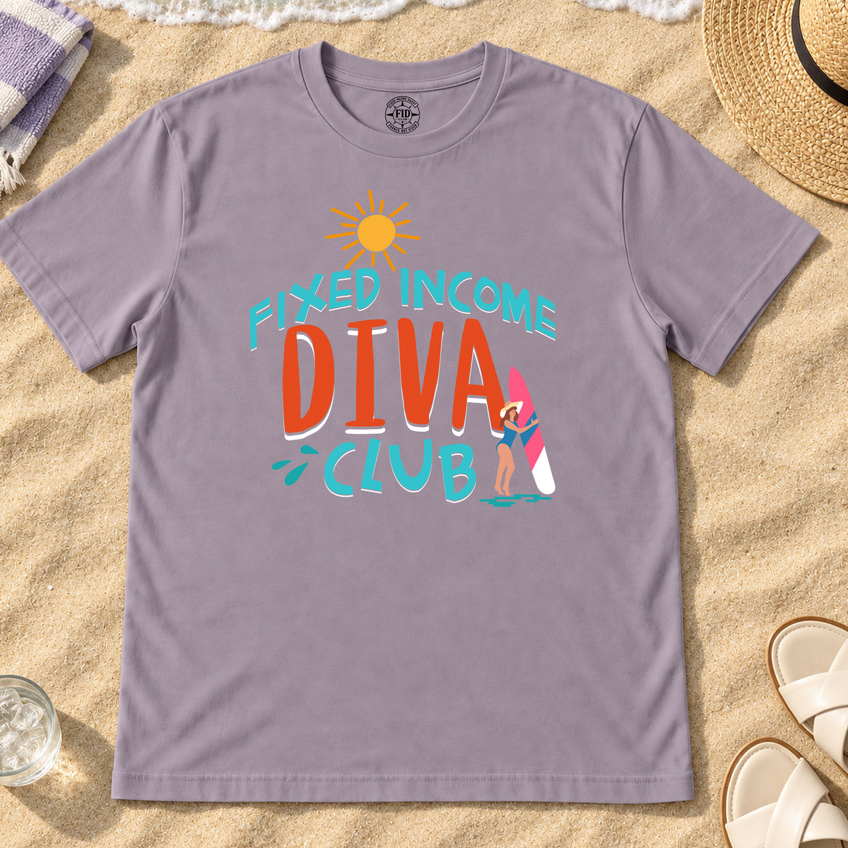 Fixed Income Diva Club Surf T-Shirt
