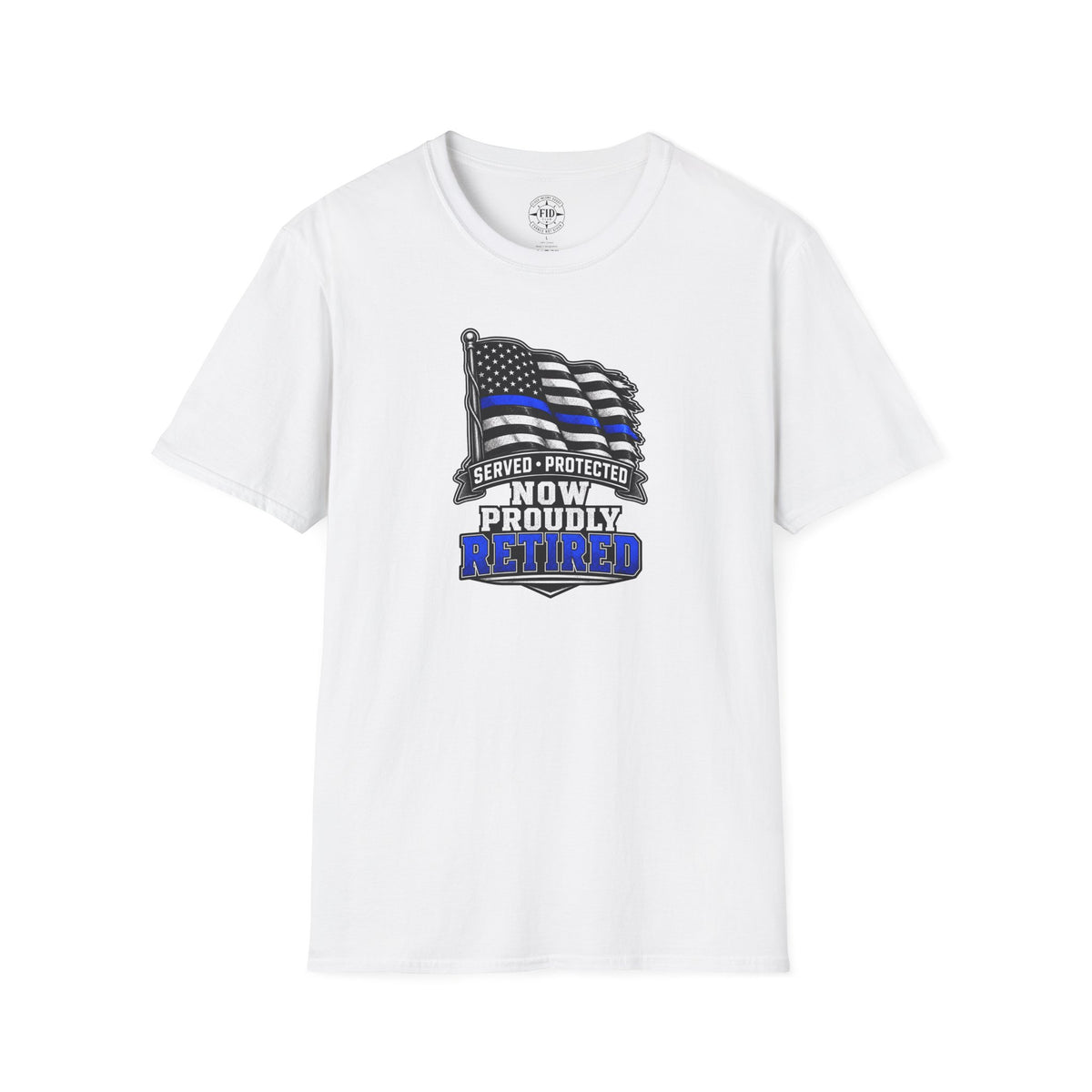 Served Protected Now Proudly Retired T-Shirt