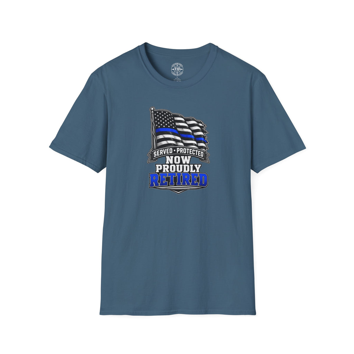 Served Protected Now Proudly Retired T-Shirt