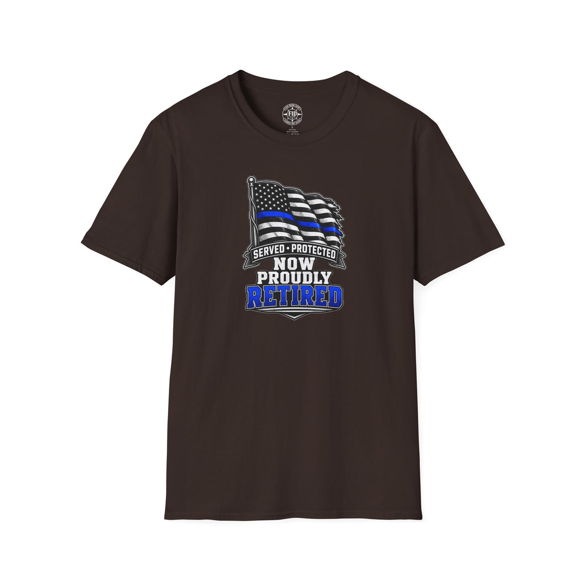 Served Protected Now Proudly Retired T-Shirt