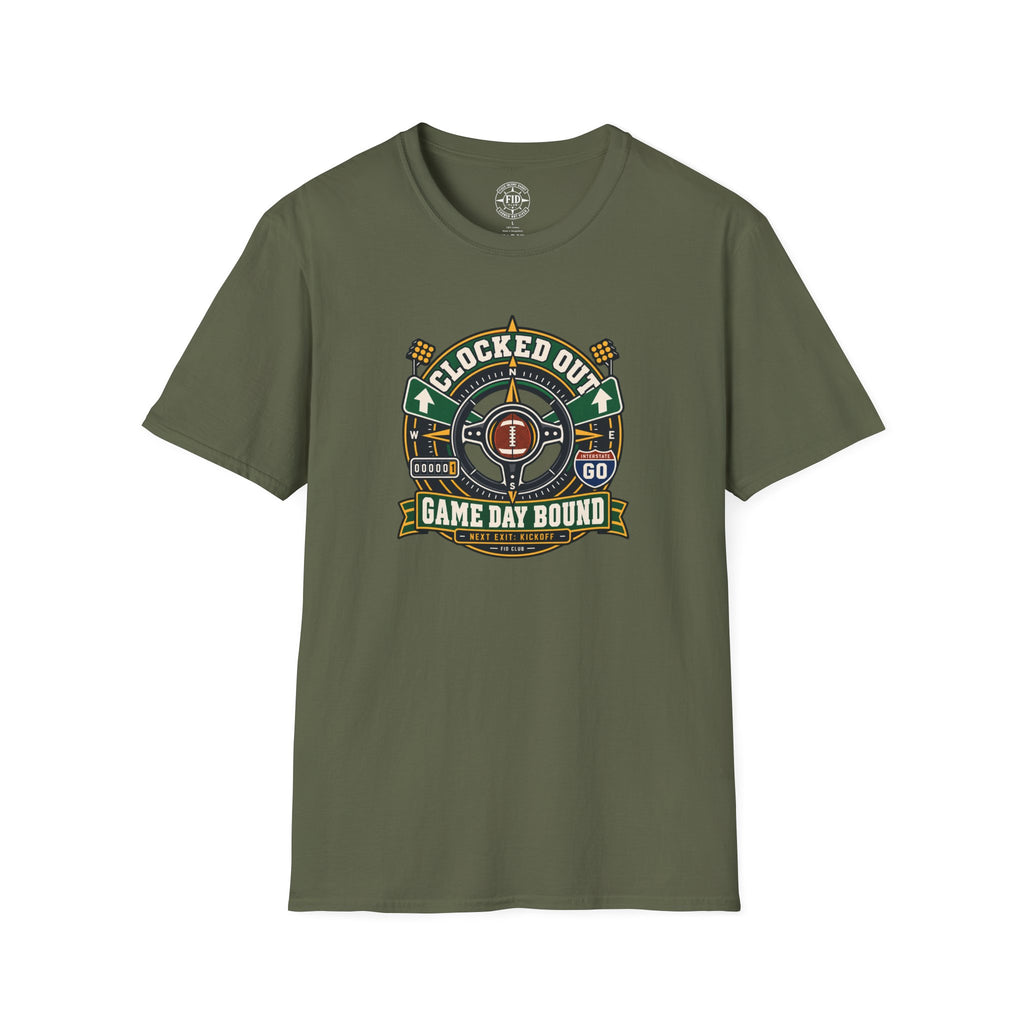 Clocked Out Game Day Bound T-Shirt