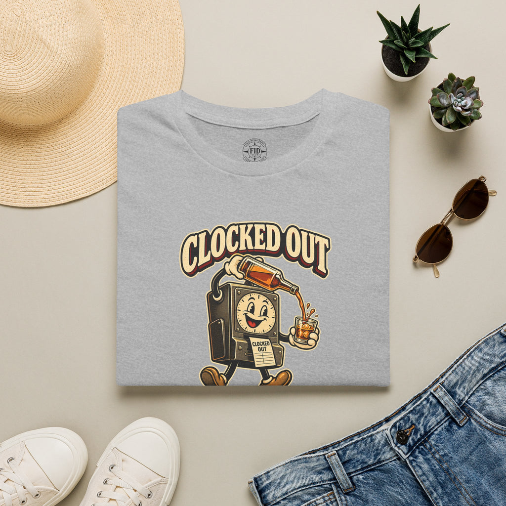 Clocked Out And Pouring Up T-Shirt