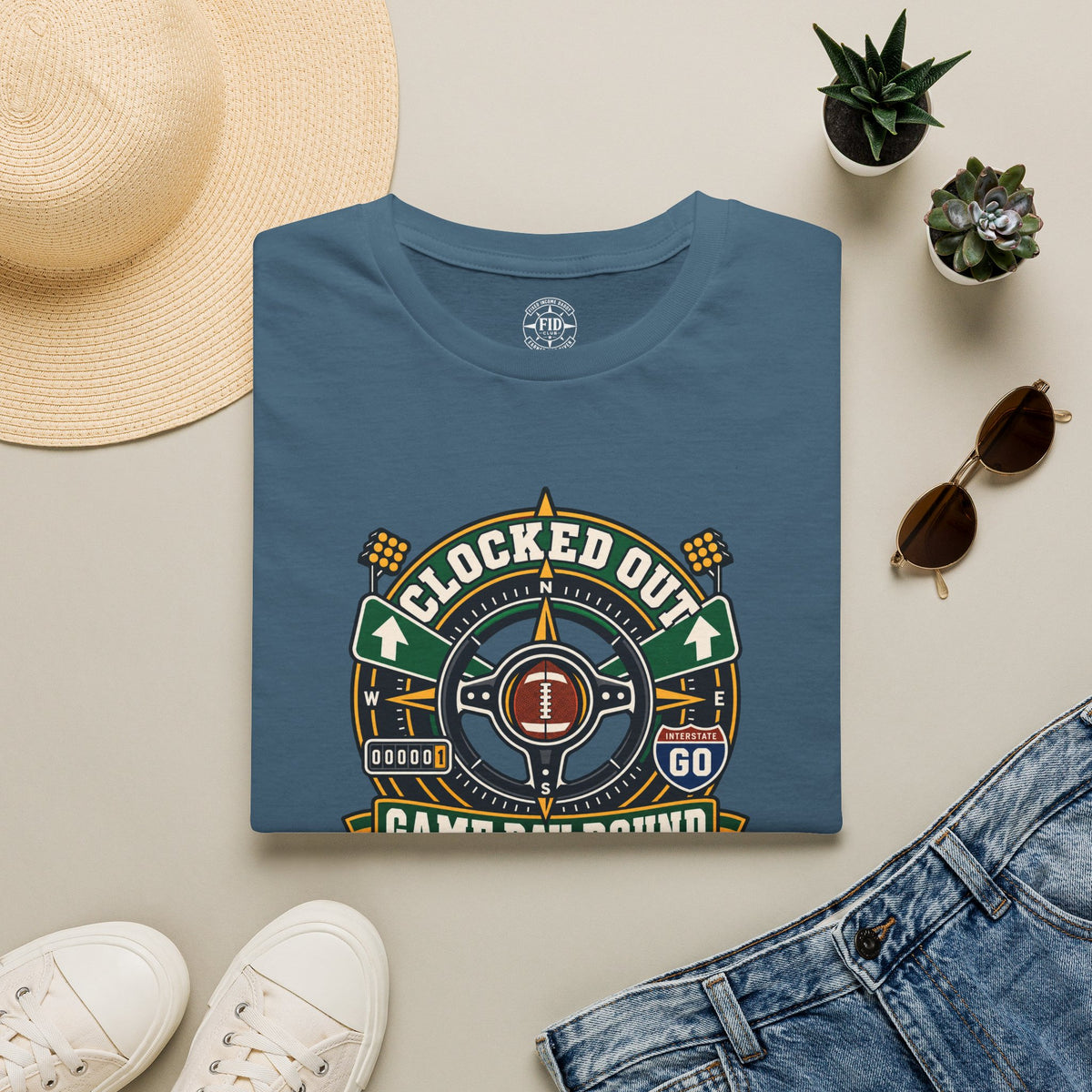 Clocked Out Game Day Bound T-Shirt